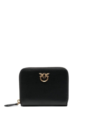 PINKO logo-plaque leather wallet - Black