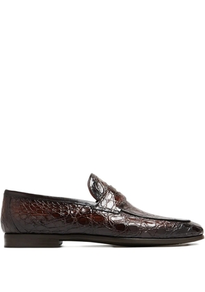 Magnanni leather loafers - Brown