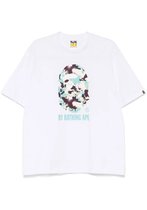 A BATHING APE® printed T-shirt - White