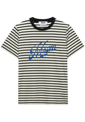 MSGM logo-print T-shirt - Black
