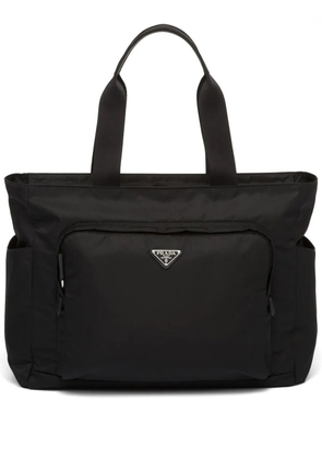 Prada Saffiano leather recycled tote bag - Black
