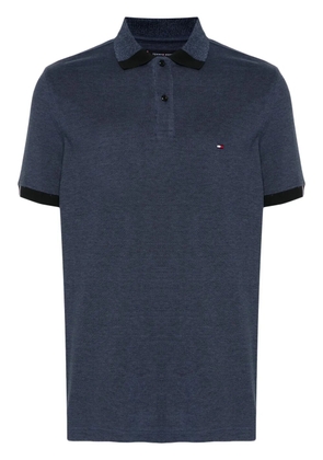 Tommy Hilfiger piqué-weave polo shirt - Blue