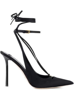 Elisabetta Franchi leather heeled sandals - Black