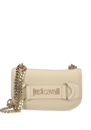 Just Cavalli logo-plaque cross body bag - Neutrals