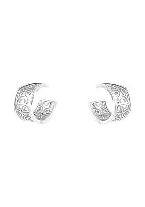 Poiray 2010s white gold Fil diamond earrings - Silver