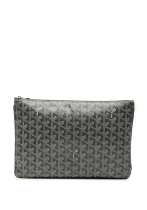 Goyard Pre-Owned 2019 Goyardine Senat MM clutch bag - Grey