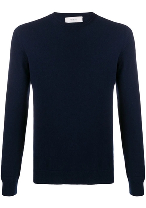 Pringle of Scotland round neck fine knit jumper - Blue