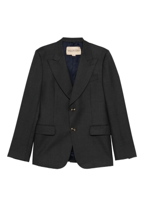Valentino Garavani peak-lapel single-breasted blazer - Grey
