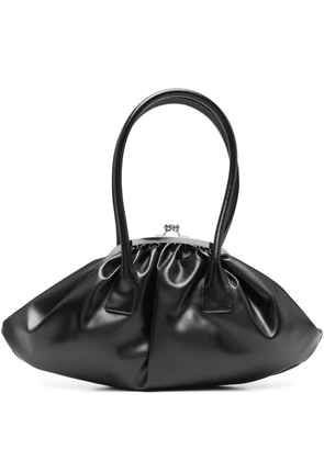 Comme Des Garçons Comme Des Garçons kiss clasp shoulder bag - Black