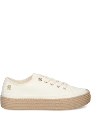 Tommy Hilfiger platform lace-up sneakers - Neutrals