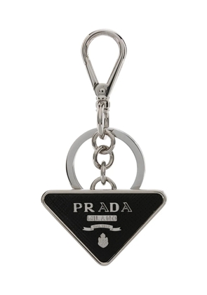 Prada logo keyring - Black