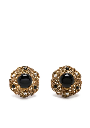 CHANEL Pre-Owned Art Nouveau clip-on earrings - Gold