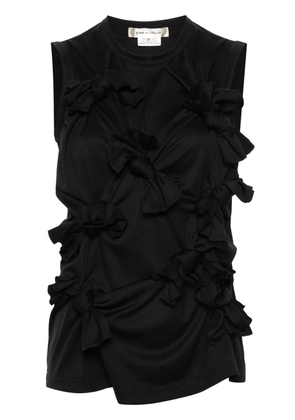 Comme Des Garçons knot-embellished tank top - Black
