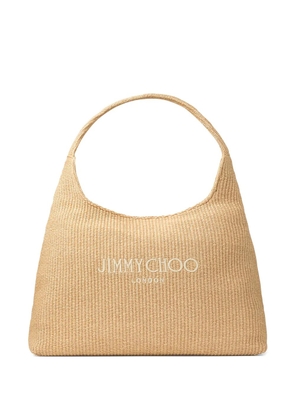 Jimmy Choo large Beach Diamond Hobo shoulder bag - Neutrals