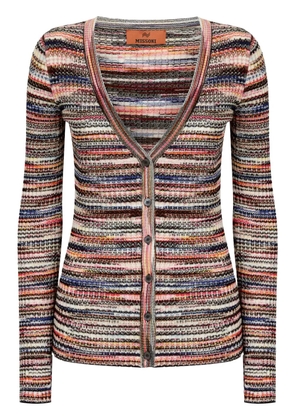 Missoni striped cardigan - Orange