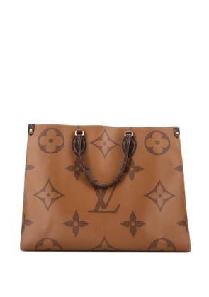 Louis Vuitton Pre-Owned OnTheGo Reverse Monogram Giant GM tote bag - Brown