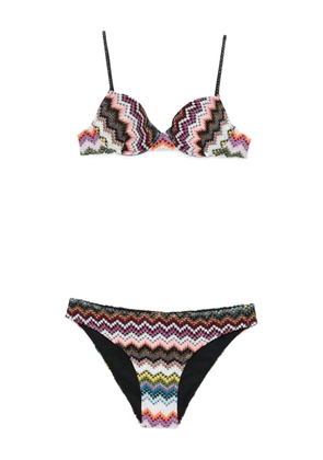 Missoni zigzag-pattern bikini - Black