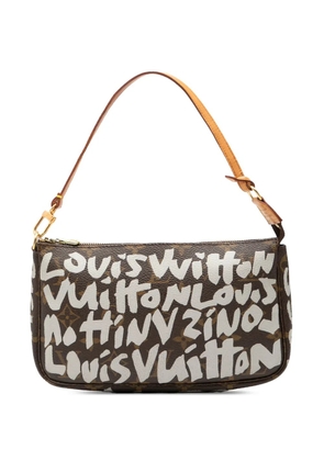 Louis Vuitton Pre-Owned 2001 Stephen Sprouse Monogram Graffiti Pochette Accessoires shoulder bag - Brown