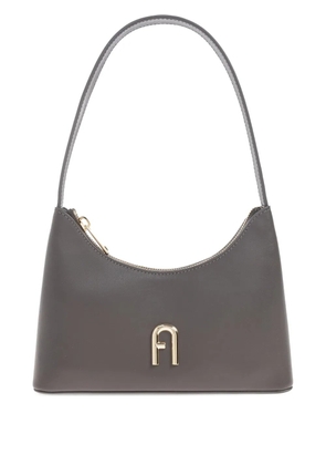Furla mini Diamond leather shoulder bag - Grey