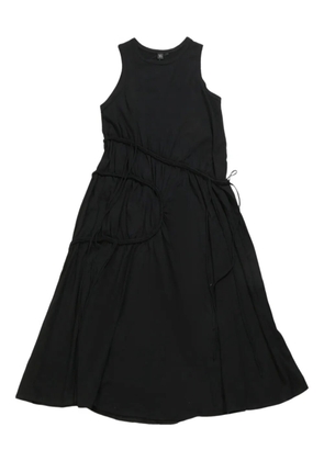 Y's cotton midi dress - Black