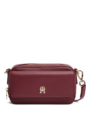 Tommy Hilfiger zip-fastening logo shoulder bag - Red