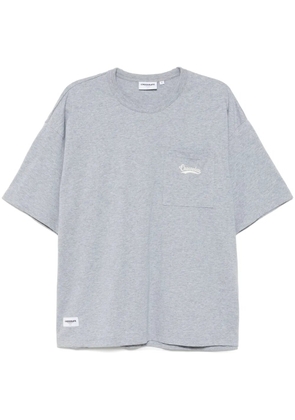 CHOCOOLATE embroidered logo t-shirt - Grey