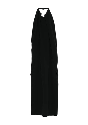 Alberta Ferretti halter-neck midi dress - Black