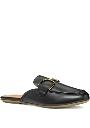 Geox leather flat pumps - Black