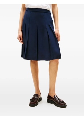 Tommy Hilfiger pleated midi skirt - Blue