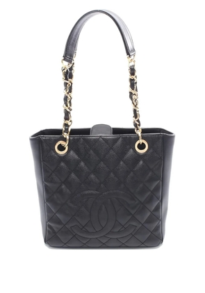 CHANEL Pre-Owned Matelassé tote bag - Black