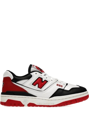 New Balance 550 perforated low-top trainers - White