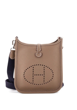 Hermès Pre-Owned Evelyne Bag Gen III Clemence TPM crossbody bag - Grey