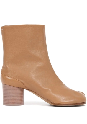 Maison Margiela Tabi 60mm leather ankle boots - Neutrals