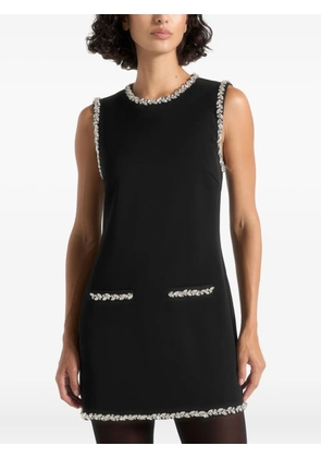 Manière De Voir Cia crystal embellished pocket mini dress - Black