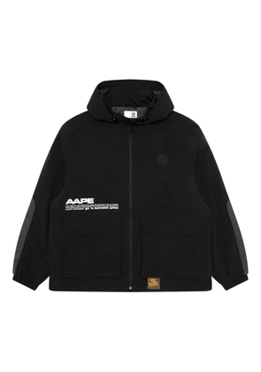AAPE BY *A BATHING APE® contrast-panels jacket - Black