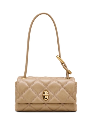 Marc Jacobs The Quilted Leather Mini Dual shoulder bag - Neutrals