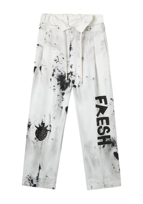 WESTFALL drawstring trousers - White