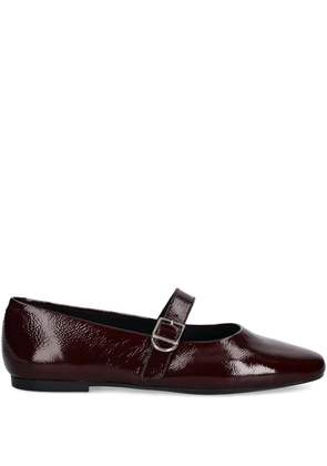 VAGABOND Jolin buckle-strap ballet flats - Red