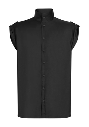 Dolce & Gabbana shoulder-button short-sleeved shirt - Black