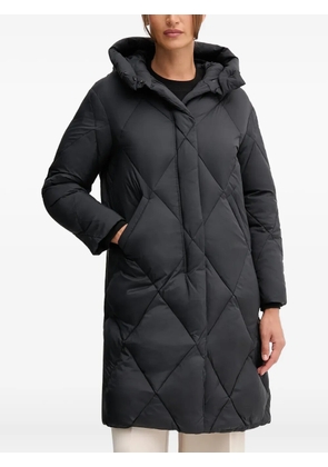 bomboogie hooded quilted jacket - Black