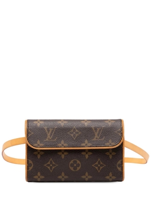 Louis Vuitton Pre-Owned 2001 Monogram Pochette Florentine belt bag - Brown