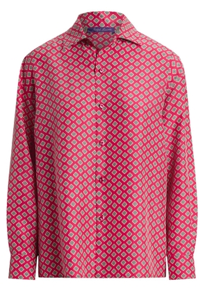 Ralph Lauren Collection Cagney printed silk blouse - Pink