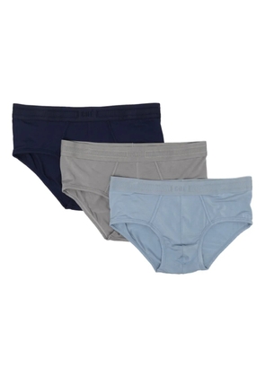 CHÉ logo-waistband briefs (set of three) - Blue