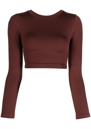 PRISM² Evoke cropped top - Brown