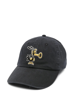 Deus Ex Machina bird-motif dad cap - Grey