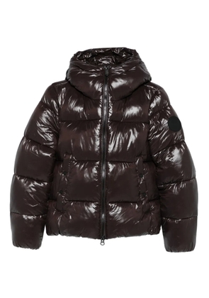Save The Duck hooded puffer jacket - Brown