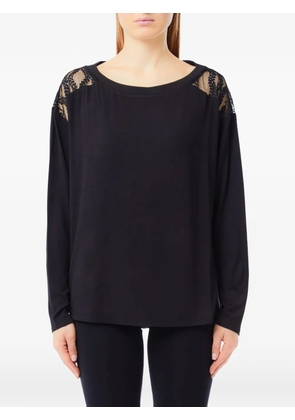 LIU JO Better long-sleeve T-shirt - Black