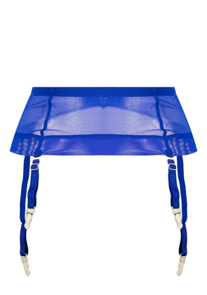 Maison Close Corps à Corps Neon garter belt - Blue