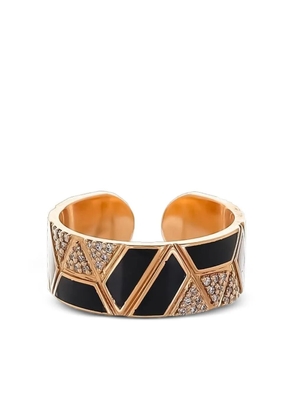 Alessa Jewelry 18K rose gold Elixer diamond ring - Pink