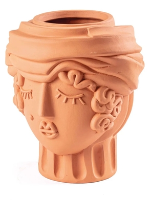 Seletti Magna Graecia woman vase - Brown